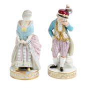 Meissen figures after Michel Victor Acier