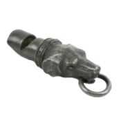 Pewter dog whistle
