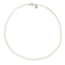 A cultured pearl necklace, by Tiffany & Co.