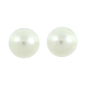 A pair of cultured pearl stud earrings, by Tiffany & Co.