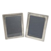 Two 7" x 5" silver mounted photograph frames