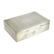 Indian Colonial silver table cigarette box
