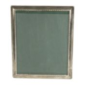 Modern 10" x 8" silver mounted photograph frame