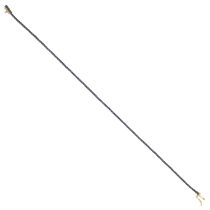 An 18ct gold sapphire bracelet