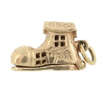 A 9ct gold 'Old Woman Who Lived In A Shoe' charm