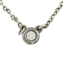 A 'Diamonds by the Yard' pendant, with chain, by Elsa Peretti, for Tiffany & Co.