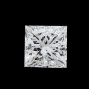 Square-shape diamond, 1.01ct. With EGL report