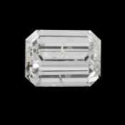 Rectangular-shape diamond, 1.80ct