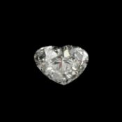 Heart-shape diamond, 1.01ct. With IGI report