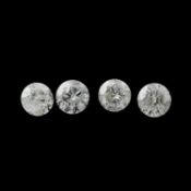 Four brilliant-cut diamonds, 2.26ct