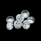 Seven brilliant-cut diamonds, 1.07ct