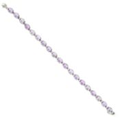 An amethyst line bracelet