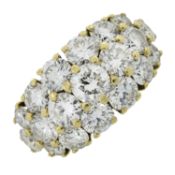 An 18ct gold and diamond ring, by Kutchinsky