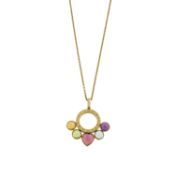 A citrine, peridot, tourmaline, topaz and amethyst 'Allegra' necklace, by Bulgari