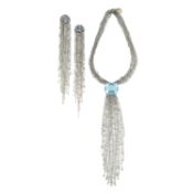 Elizabeth Taylor: A set of aquamarine and diamond jewellery, by Lynn Nakamura