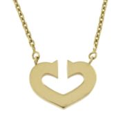 A 'C de Cartier' heart necklace, by Cartier