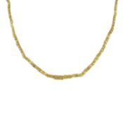 Diamond bead necklace