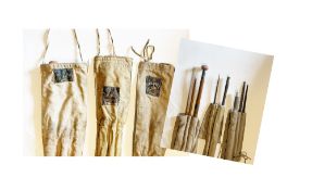 Fishing: A group of three antique "Display Fishing Rods," to include: (a) W.H. Hayes of Cork - two