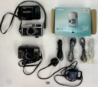 Canon Canondate E, accessories & Olympus camera