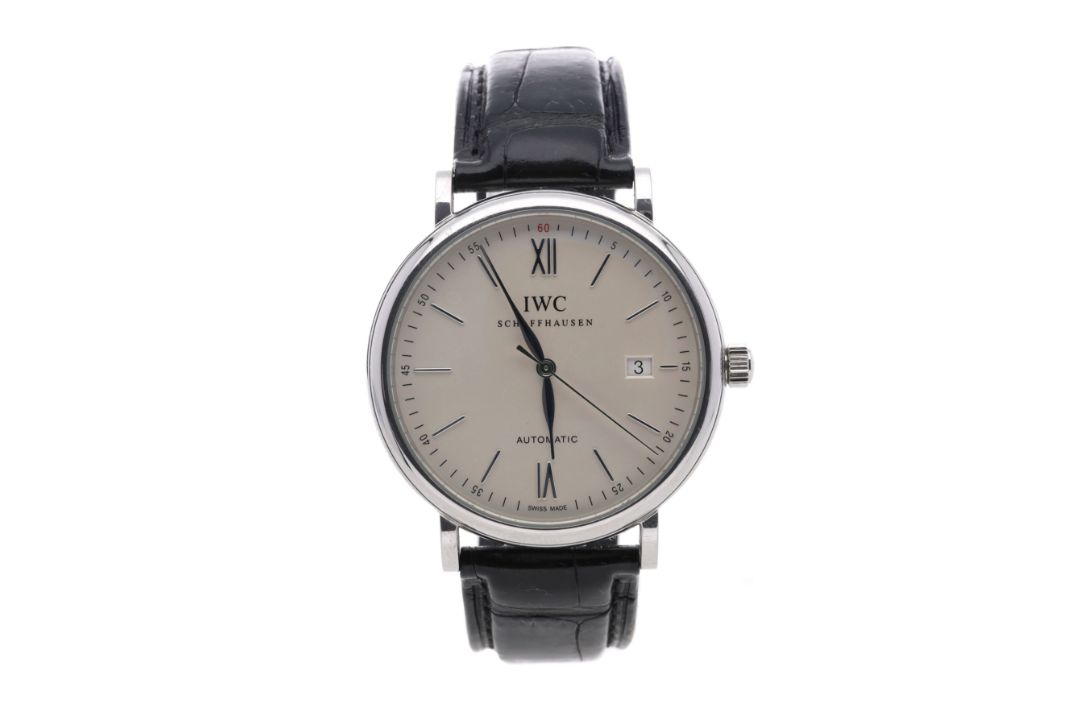 IWC (International Watch Co.) Shaffhausen Portofino automatic stainless steel gentleman's - Image 1 of 2