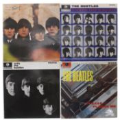 The Beatles - seven vinyl records (first seven albums) to include: Please Please Me (PMC1202),