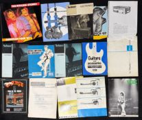 Selection of various Selmer and Bell Musical Instruments LTD catalogues,Â together with a Rolling