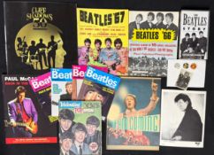 The Beatles - small selection of The Beatles ephemera to include a Valentine '65 Pop Special with