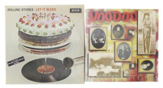 The Rolling Stones - Let It Bleed vinyl record (SKL5025), missing poster; together with The