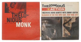 Thelonious Monk - two vinyl records to include Genius of Modern Music, Volume 2 Blue Note 1511 (