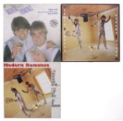 Gered Mankowitz - three Modern Romance vinyl records, all promotional not for sale copies to