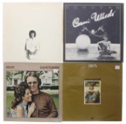 Folk and Country various - approximately thirty vinyl records to include Bob Dylan John Wesley