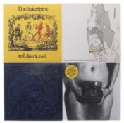 Modern Rock - four vinyl records to include The Duke Spirit Roll, Spirit, Roll, signed and dedicated