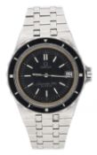 Omega Seamaster 120m Quartz 'Plongeur de Luxe Jacques Mayol' stainless steel gentleman's wristwatch,