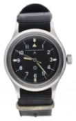 International Watch Co. (IWC) Mark XI British Military RAF pilot's stainless steel wristwatch, circa
