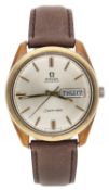 Omega Seamaster Day-Date automatic 'oversized' 9ct gentleman's wristwatch, reference no. 1665032,