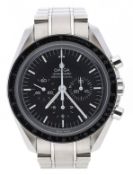 Omega Speedmaster Professional 'Moon' Chronograph stainless steel gentleman's wristwatch,