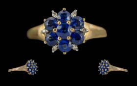 9ct Gold Gem Set Ring, Fully hallmarked,
