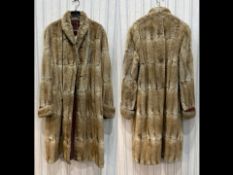 Ladies Fur Coat, collar and turned back