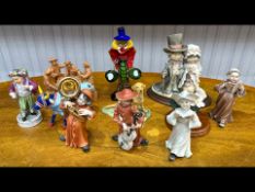 Box of Collectible Pottery & Porcelain,