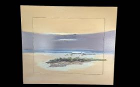 Barberra 'Sea Grass' Acrylic on Canvas,