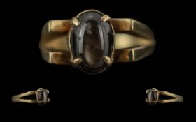 9ct Gold Dress Ring with cabouchon stone