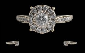 ladies Pleasing Quality 18ct White Gold