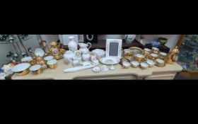 Czechoslovakian Gilded Tea & Coffee Serv