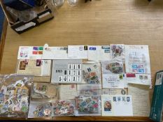 Stamp Interest - Box of Assorted Stamps,