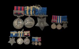 Victorian Group to include India General Service Medal with Perak Clasp, An Egypt Medal 1882,