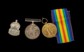 WW1 British War And Victory Medal, Awarded To S-25875 PTEJ FAIRLIE ROYAL HIGHLANDERS, Together