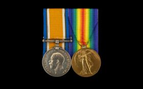 WW1 Pair British War and Victory Medal Awarded to 2315 PTE G WATT R HIGHRS