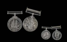 A Naval General Service Medal with Mind Sweeping 1945-51 Clasp & Long Service & Good Conduct Medal
