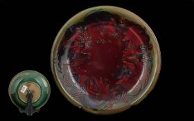Moorcroft Flambe Plate, 9