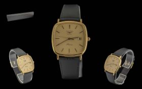 Longines Presence Gold on Steel Cased Quartz Watch.